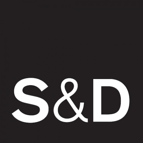 S&D logo white-black